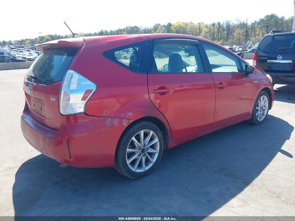 JTDZN3EU4C3129478 2012 TOYOTA PRIUS V photo no. 4