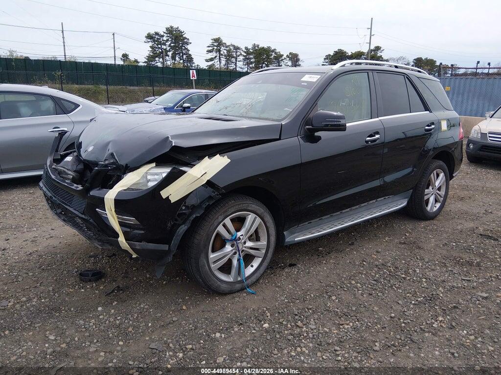 4JGDA5HB5FA530030 2015 MERCEDES-BENZ ML 350 photo no. 2