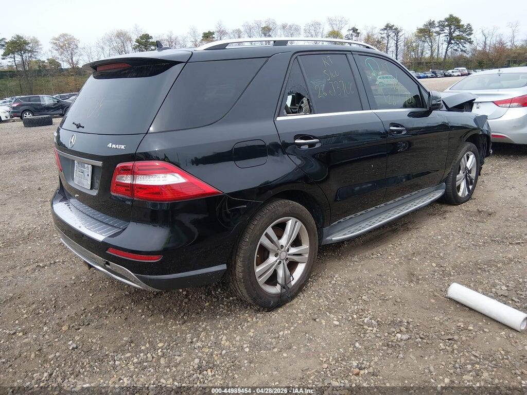 4JGDA5HB5FA530030 2015 MERCEDES-BENZ ML 350 photo no. 4