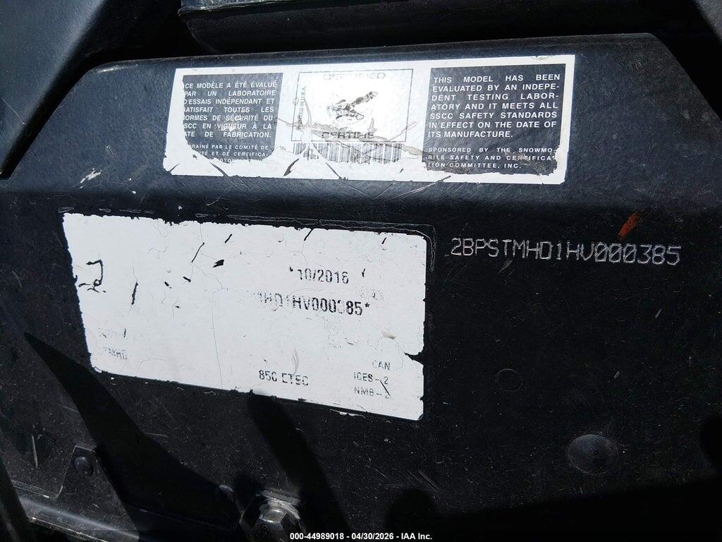 2BPSTMHD1HV000385 2017 SKI-DOO SUMMIT 850 SP photo no. 9
