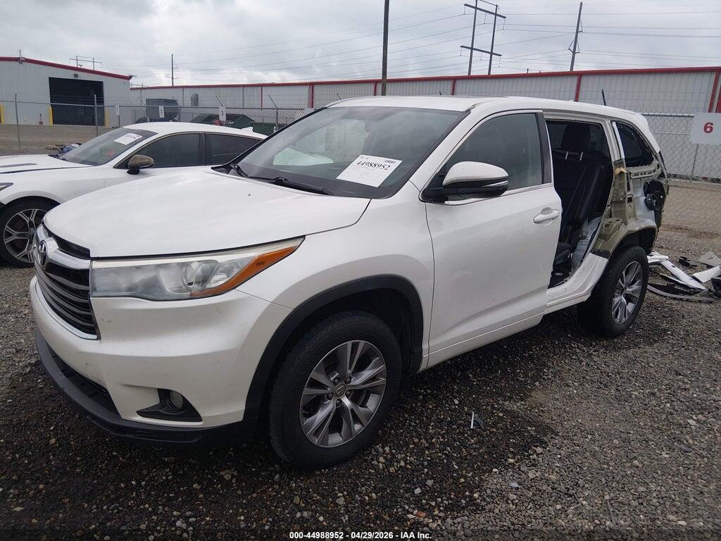 5TDKKRFH6FS079247 2015 TOYOTA HIGHLANDER photo no. 2