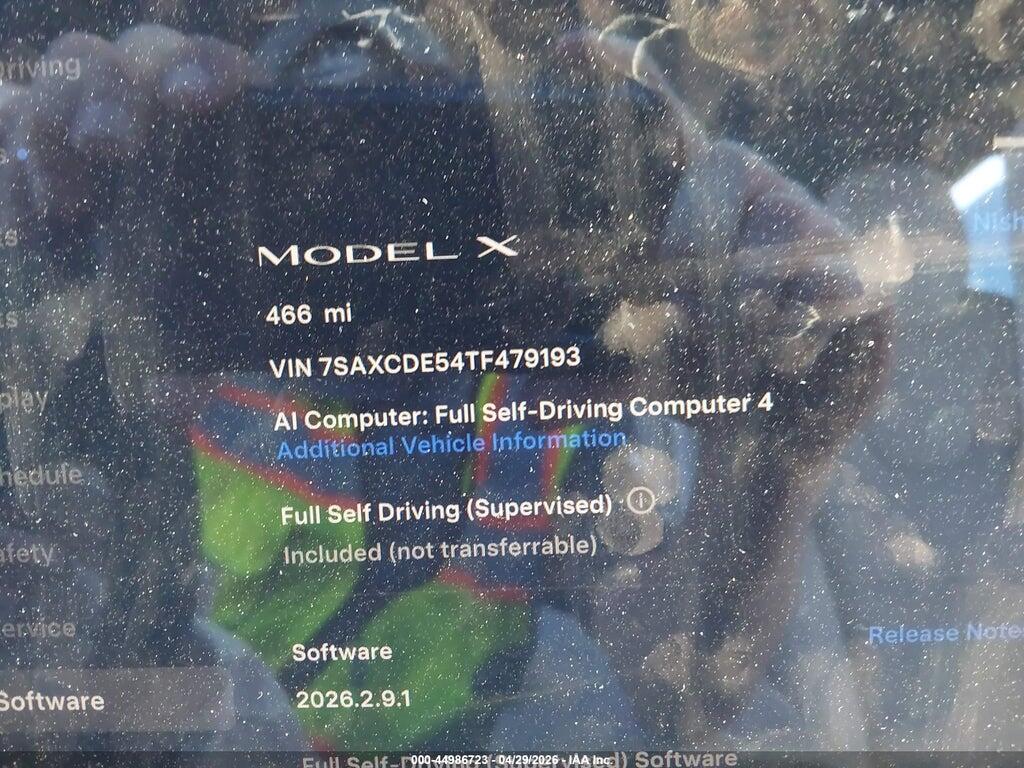 7SAXCDE54TF479193 2026 TESLA MODEL X photo no. 7