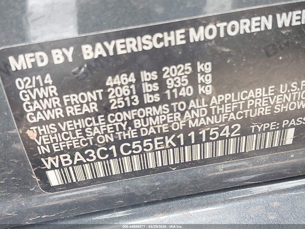 WBA3C1C55EK111542 2014 BMW 328I photo no. 9