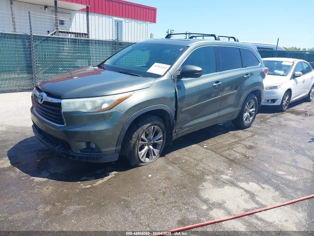 5TDJKRFH2FS107721 2015 TOYOTA HIGHLANDER photo no. 2