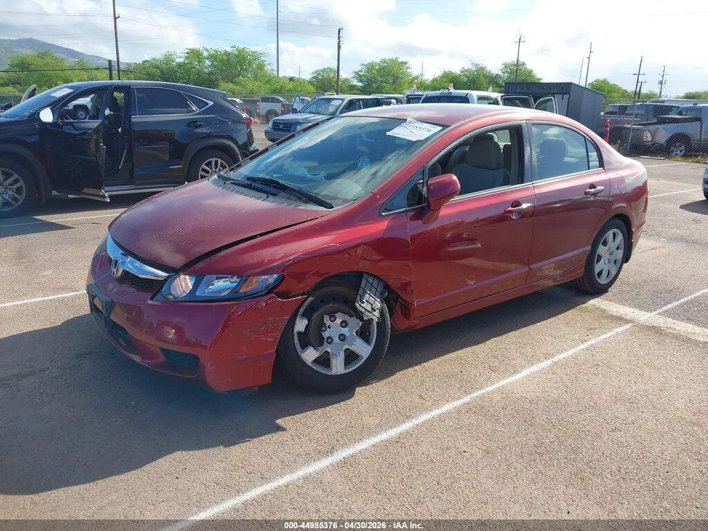 2HGFA16569H358049 2009 HONDA CIVIC photo no. 2
