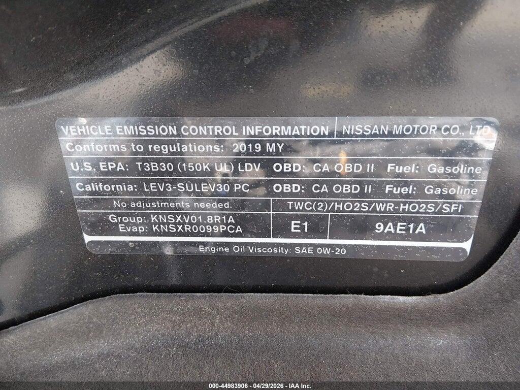 3N1AB7AP0KY323933 2019 NISSAN SENTRA photo no. 9
