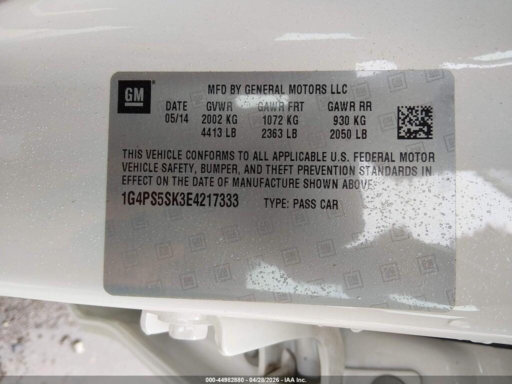 1G4PS5SK3E4217333 2014 BUICK VERANO photo no. 9