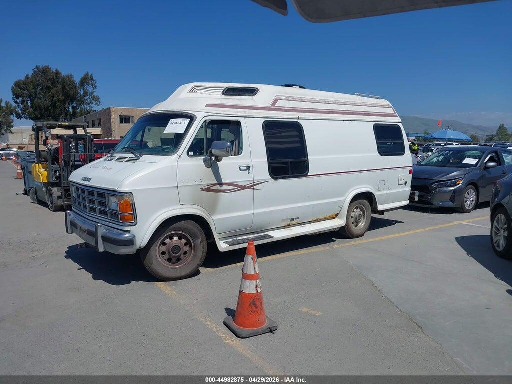 2B6HB21Y2PK516242 1993 DODGE RAM VAN photo no. 2