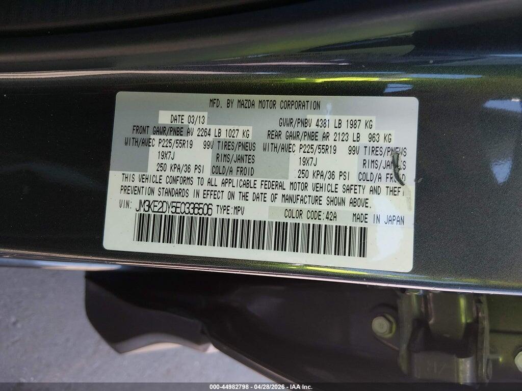 JM3KE2DY5E0336506 2014 MAZDA CX-5 photo no. 9