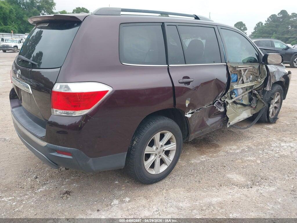 5TDZK3EH8CS084488 2012 TOYOTA HIGHLANDER photo no. 4