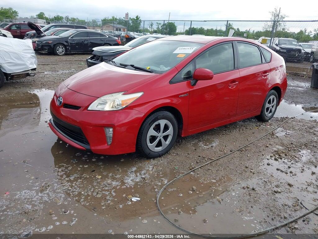 JTDKN3DU4C1560420 2012 TOYOTA PRIUS photo no. 2
