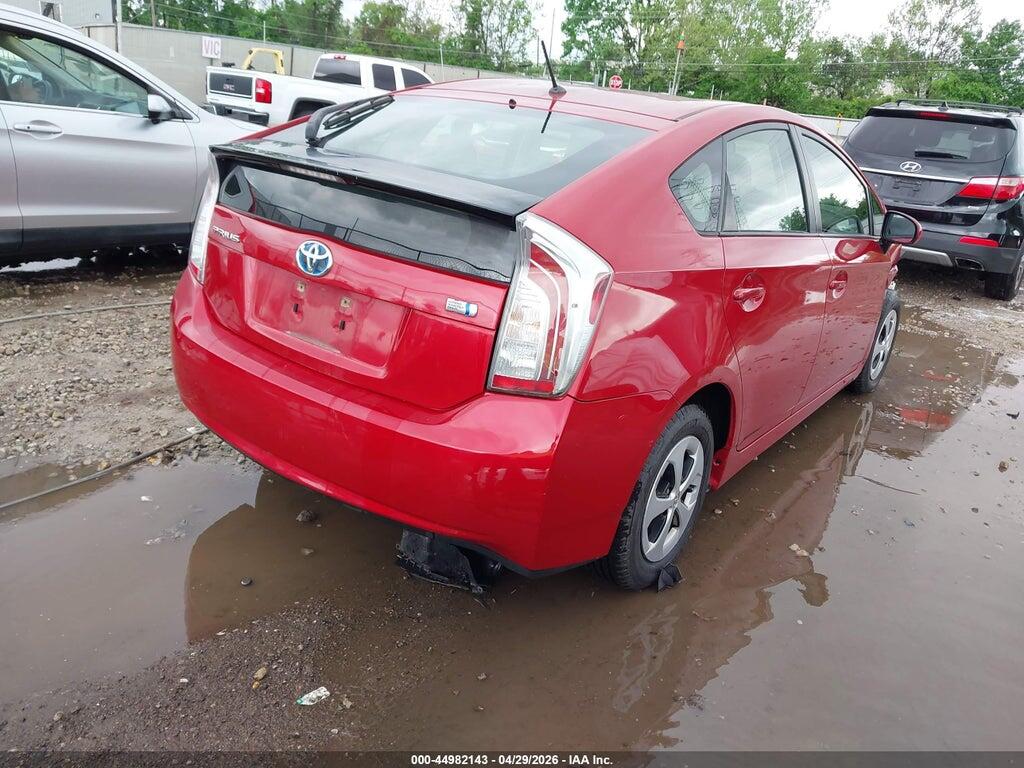 JTDKN3DU4C1560420 2012 TOYOTA PRIUS photo no. 4