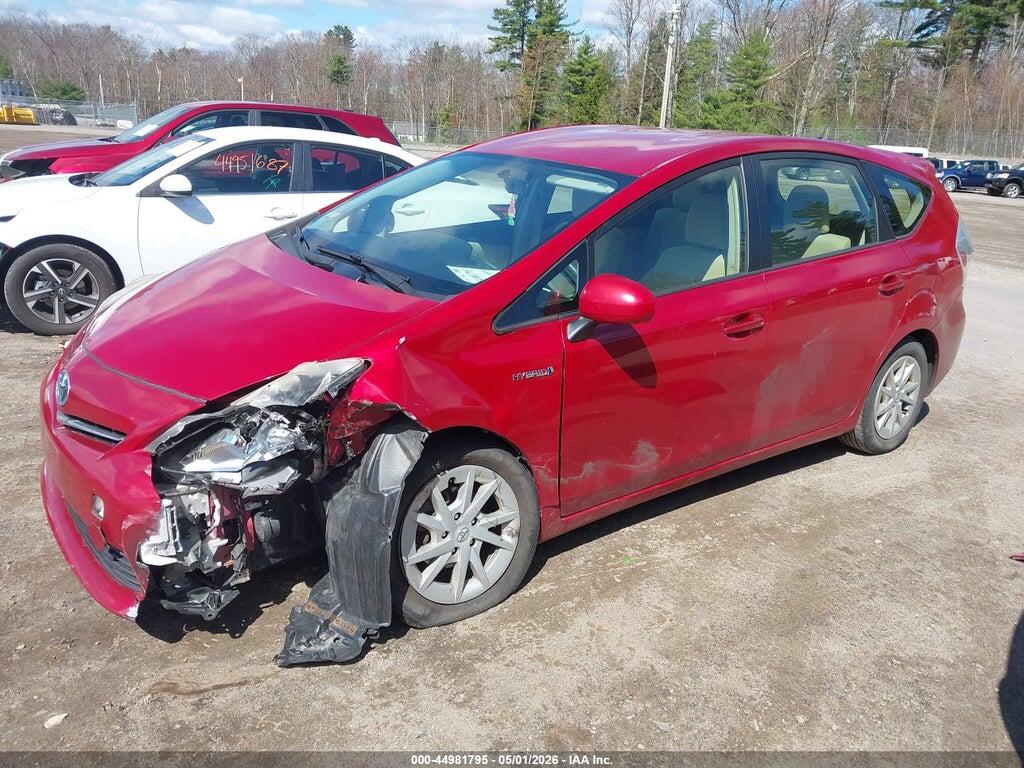 JTDZN3EU2C3137806 2012 TOYOTA PRIUS V photo no. 2