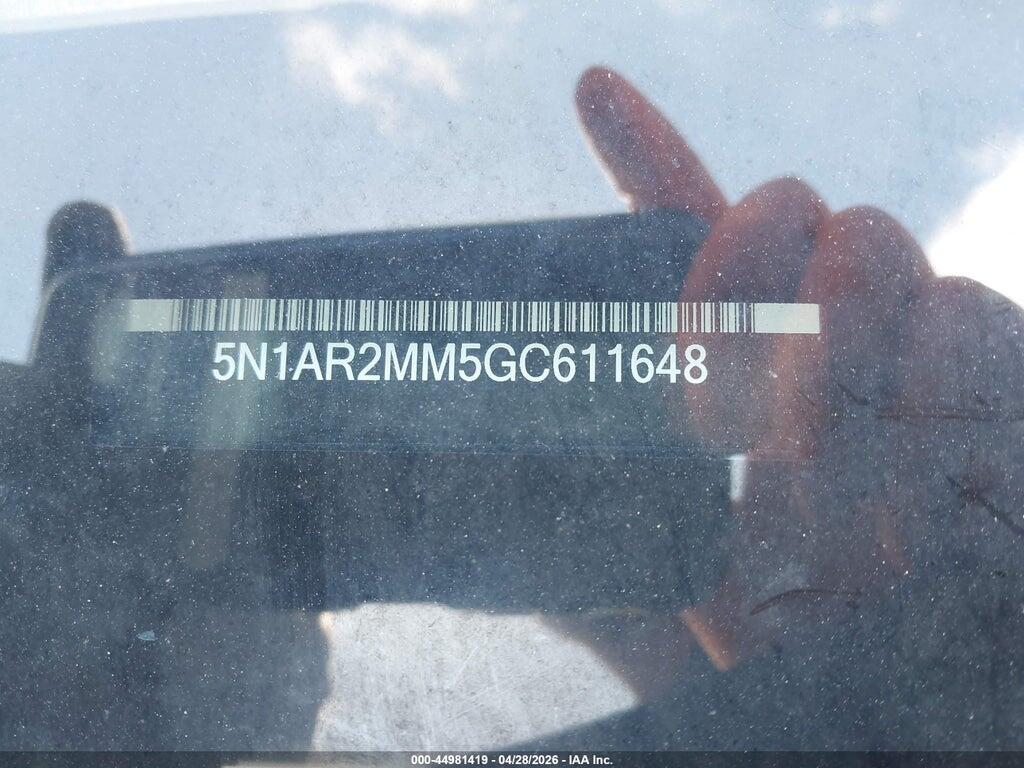 5N1AR2MM5GC611648 2016 NISSAN PATHFINDER photo no. 9