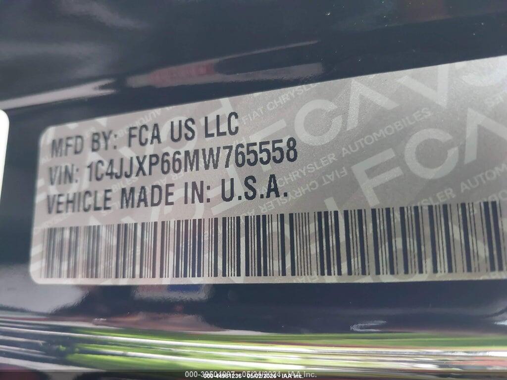 1C4JJXP66MW765558 2021 JEEP WRANGLER 4XE photo no. 9