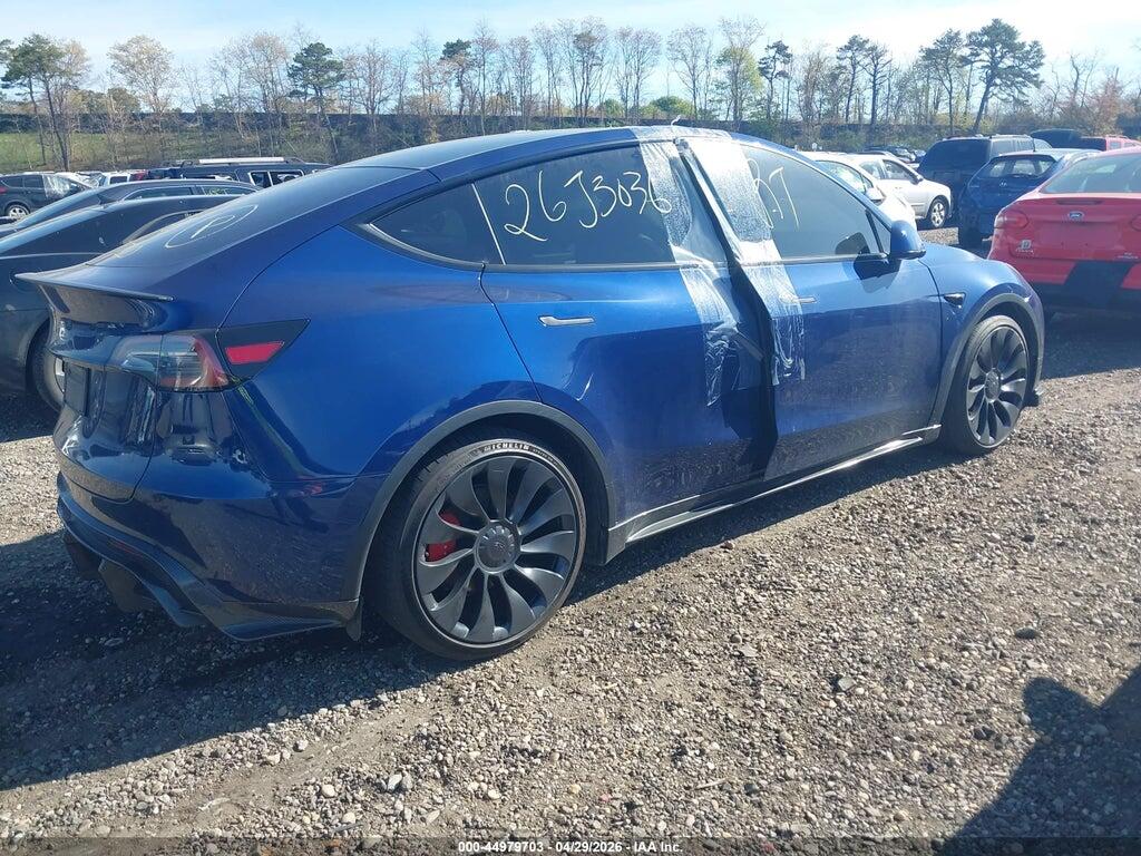 7SAYGDEF5PF807681 2023 TESLA MODEL Y photo no. 4
