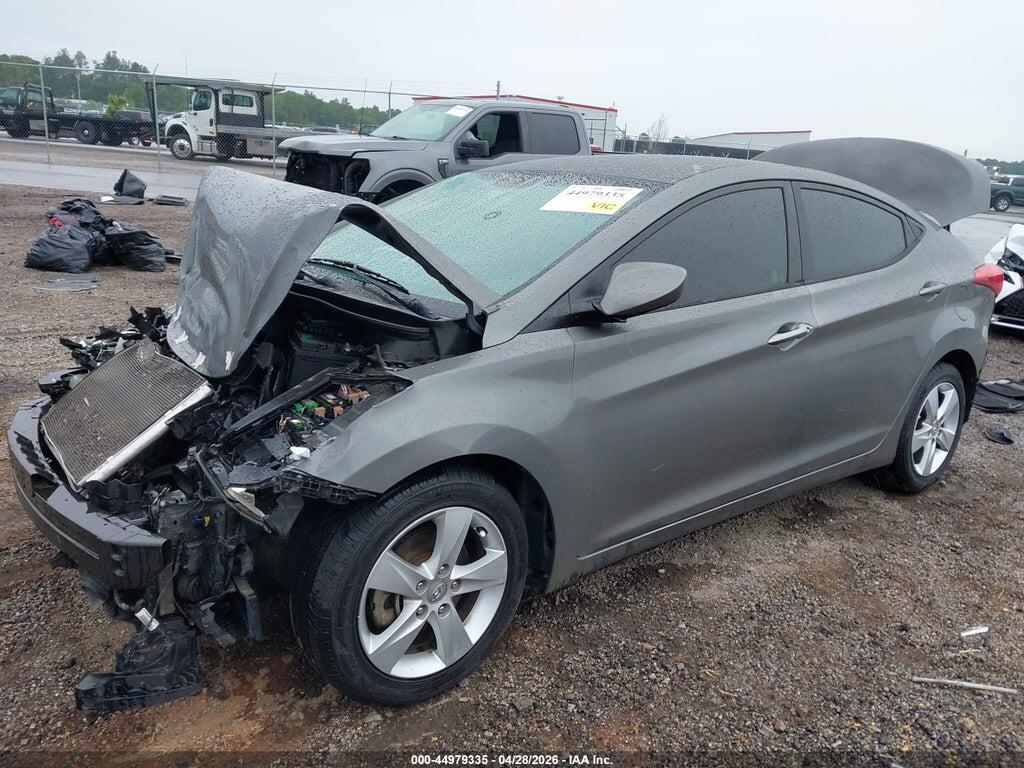5NPDH4AE6DH291107 2013 HYUNDAI ELANTRA photo no. 2