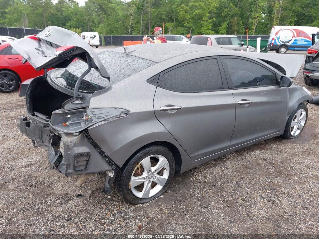 5NPDH4AE6DH291107 2013 HYUNDAI ELANTRA photo no. 4