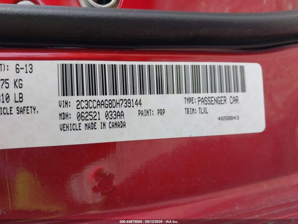 2C3CCAAG8DH739144 2013 CHRYSLER 300 photo no. 9