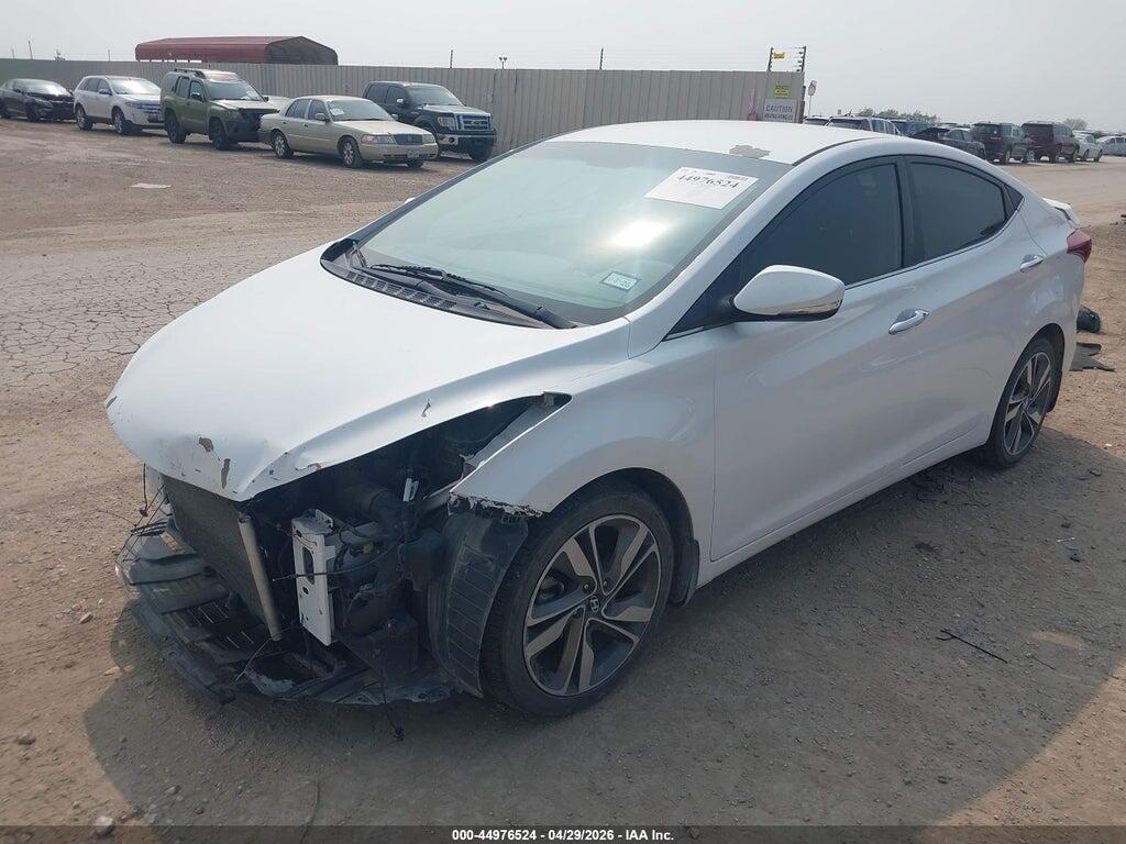 5NPDH4AE5EH515307 2014 HYUNDAI ELANTRA photo no. 2