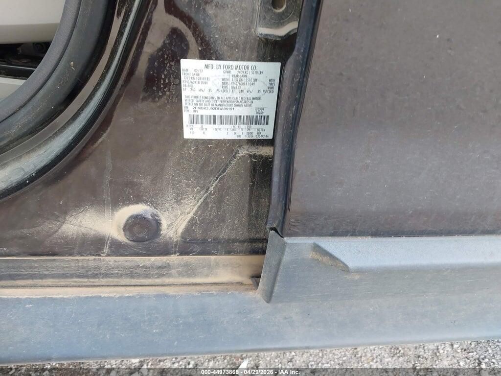 2FMDK3J92DBA06151 2013 FORD EDGE photo no. 9