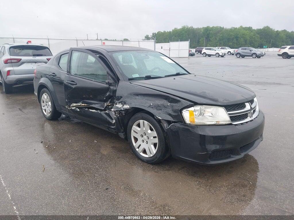 1C3CDZAB1CN237419 2012 DODGE AVENGER photo no. 1