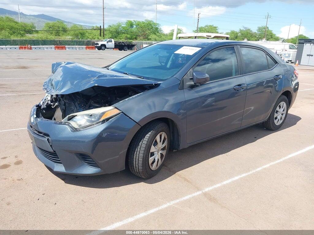 5YFBURHE0FP255666 2015 TOYOTA COROLLA photo no. 2