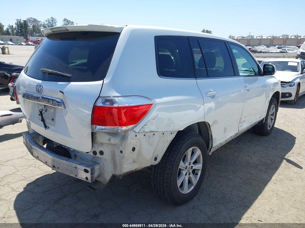 5TDZA3EH0CS022666 2012 TOYOTA HIGHLANDER photo no. 4