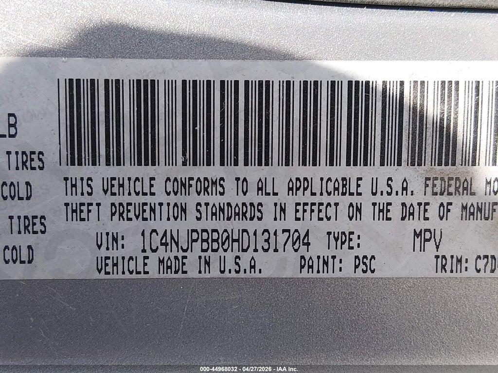 1C4NJPBB0HD131704 2017 JEEP PATRIOT photo no. 9