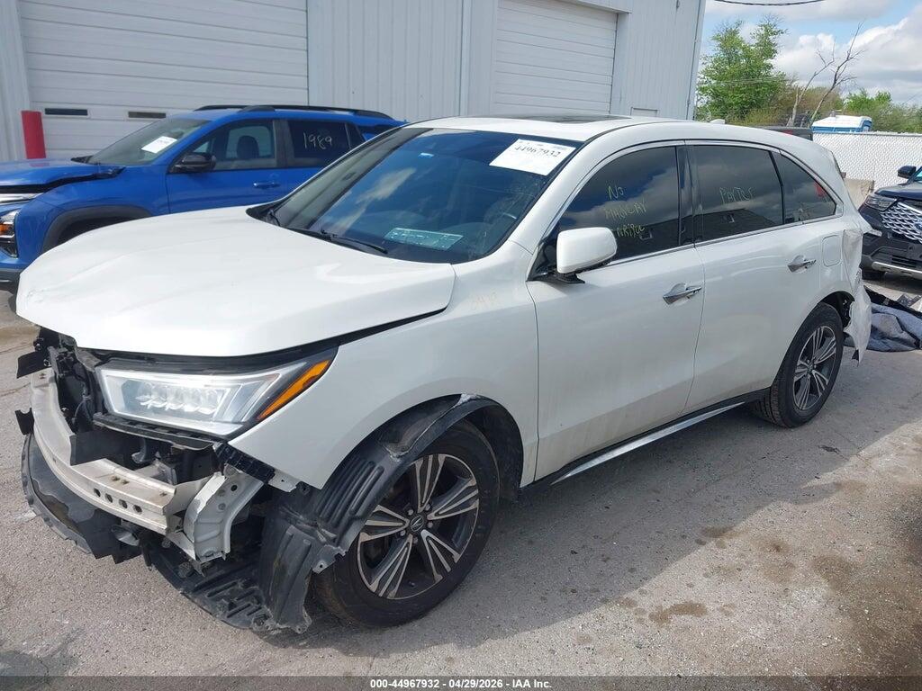 5FRYD4H37HB031223 2017 ACURA MDX photo no. 2