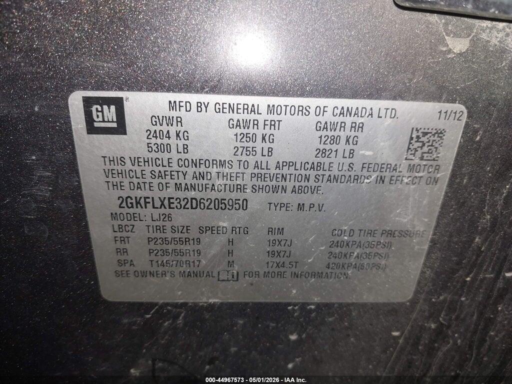 2GKFLXE32D6205950 2013 GMC TERRAIN photo no. 9