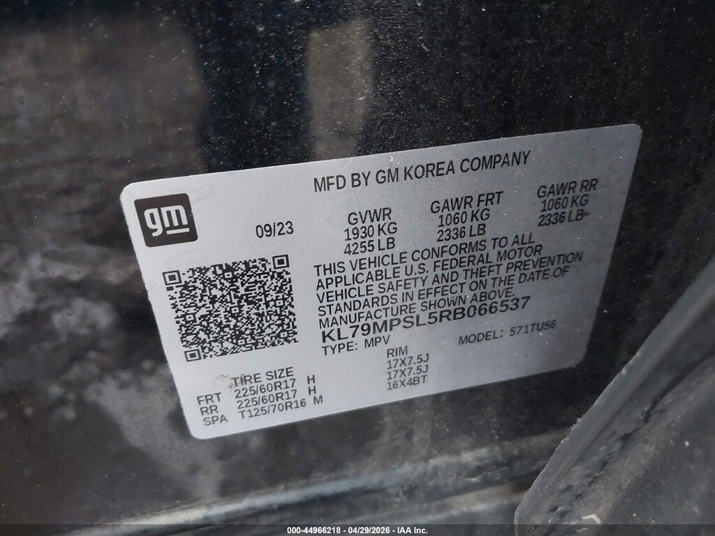 KL79MPSL5RB066537 2024 CHEVROLET TRAILBLAZER photo no. 9