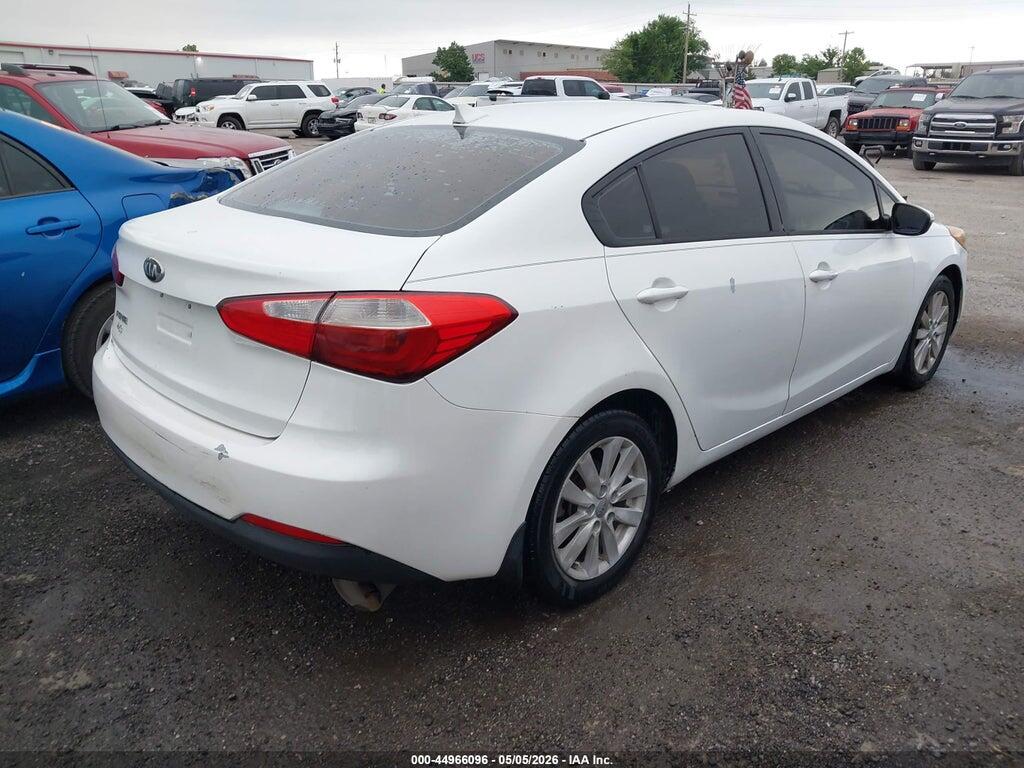 KNAFX4A68E5115646 2014 KIA FORTE photo no. 4