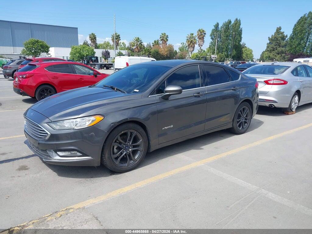3FA6P0LU7JR139070 2018 FORD FUSION HYBRID photo no. 2