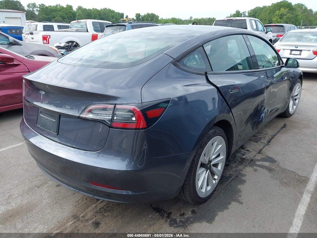 5YJ3E1EA0MF977698 2021 TESLA MODEL 3 photo no. 4