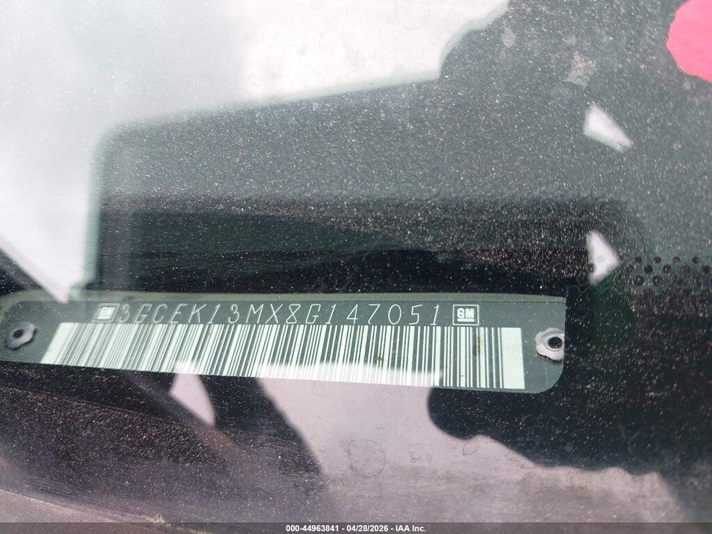 3GCEK13MX8G147051 2008 CHEVROLET SILVERADO 1500 photo no. 9