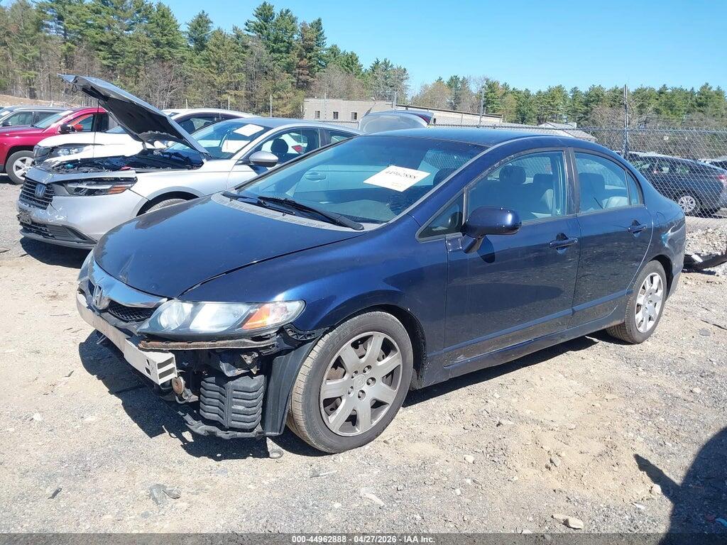 1HGFA16589L025452 2009 HONDA CIVIC photo no. 2