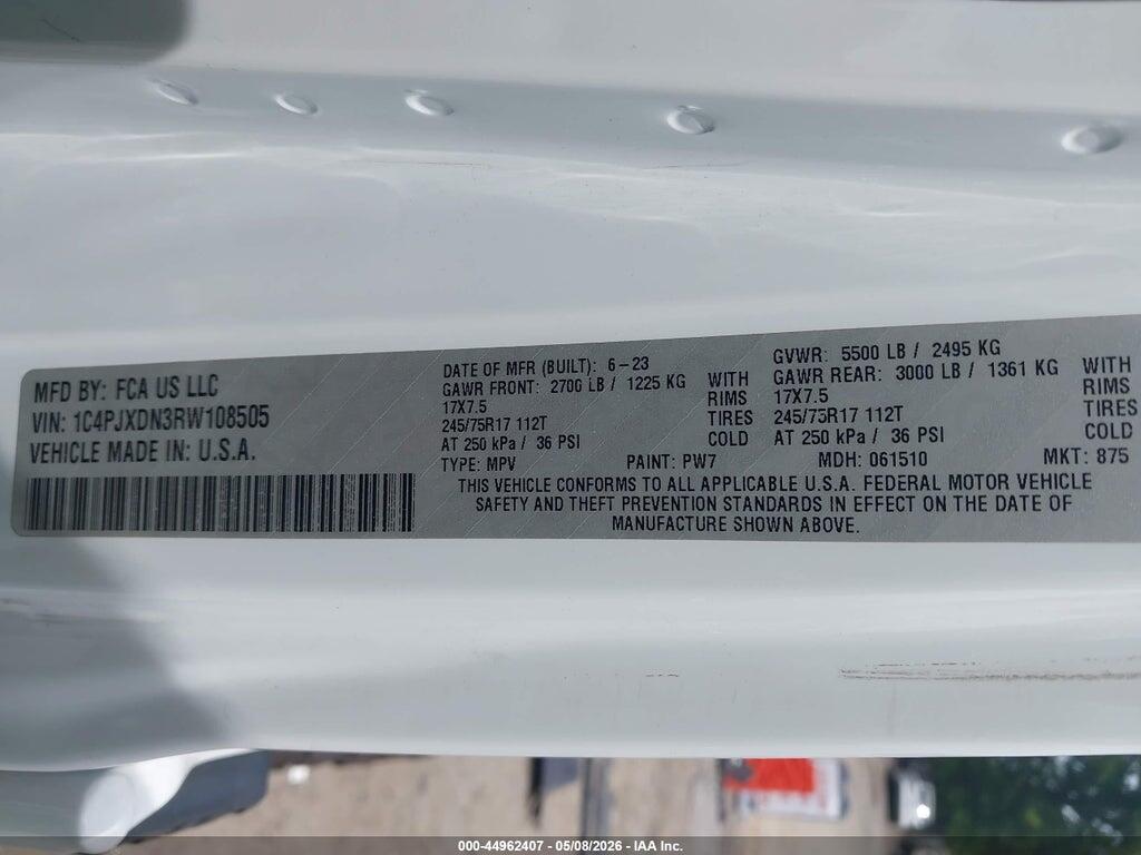 1C4PJXDN3RW108505 2024 JEEP WRANGLER photo no. 9