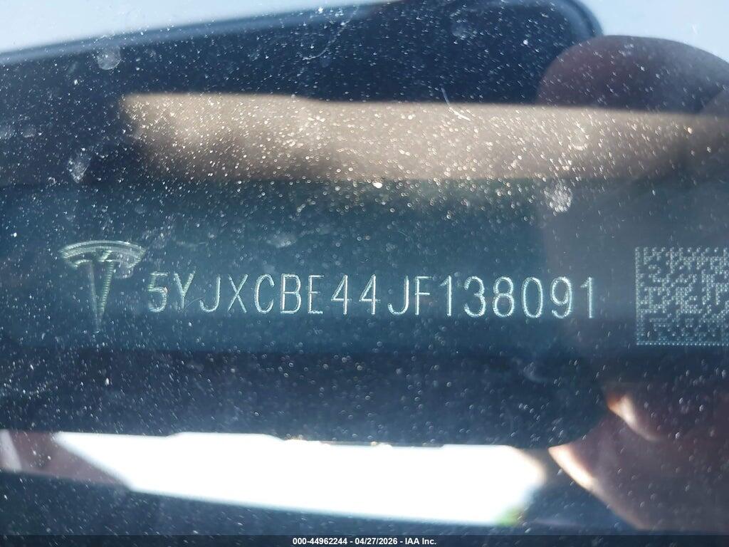 5YJXCBE44JF138091 2018 TESLA MODEL X photo no. 9
