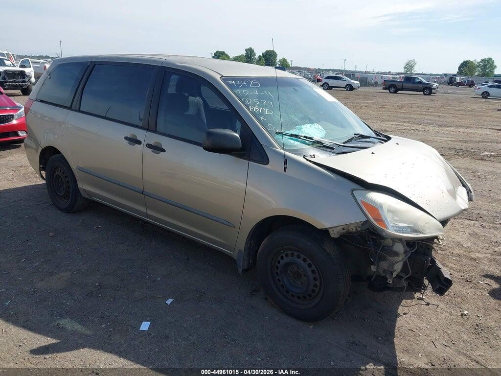 5TDZA29C04S017963 2004 TOYOTA SIENNA photo no. 1