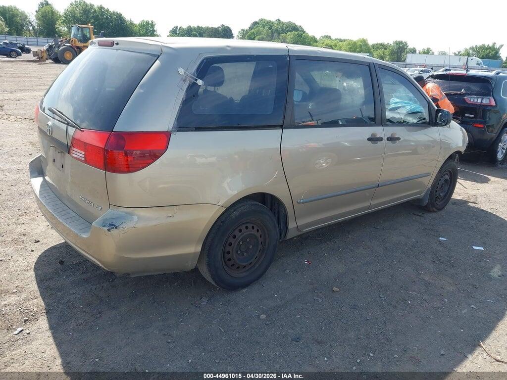 5TDZA29C04S017963 2004 TOYOTA SIENNA photo no. 4