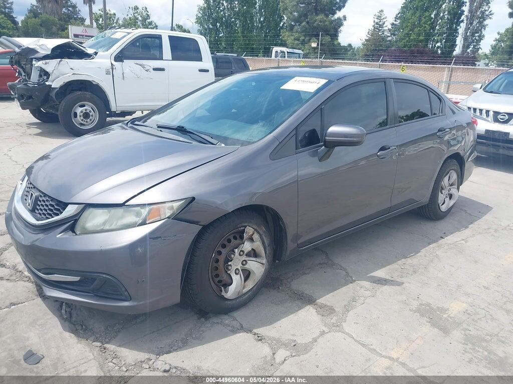 2HGFB2F52FH556836 2015 HONDA CIVIC photo no. 2