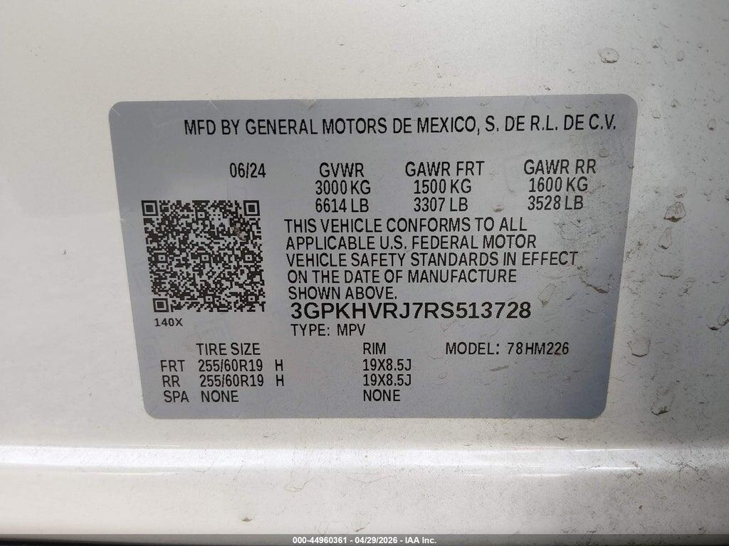 3GPKHVRJ7RS513728 2024 HONDA PROLOGUE photo no. 9