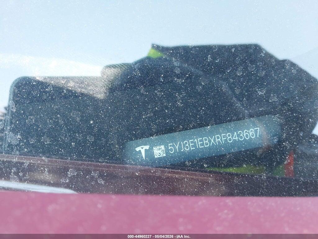 5YJ3E1EBXRF843667 2024 TESLA MODEL 3 photo no. 9