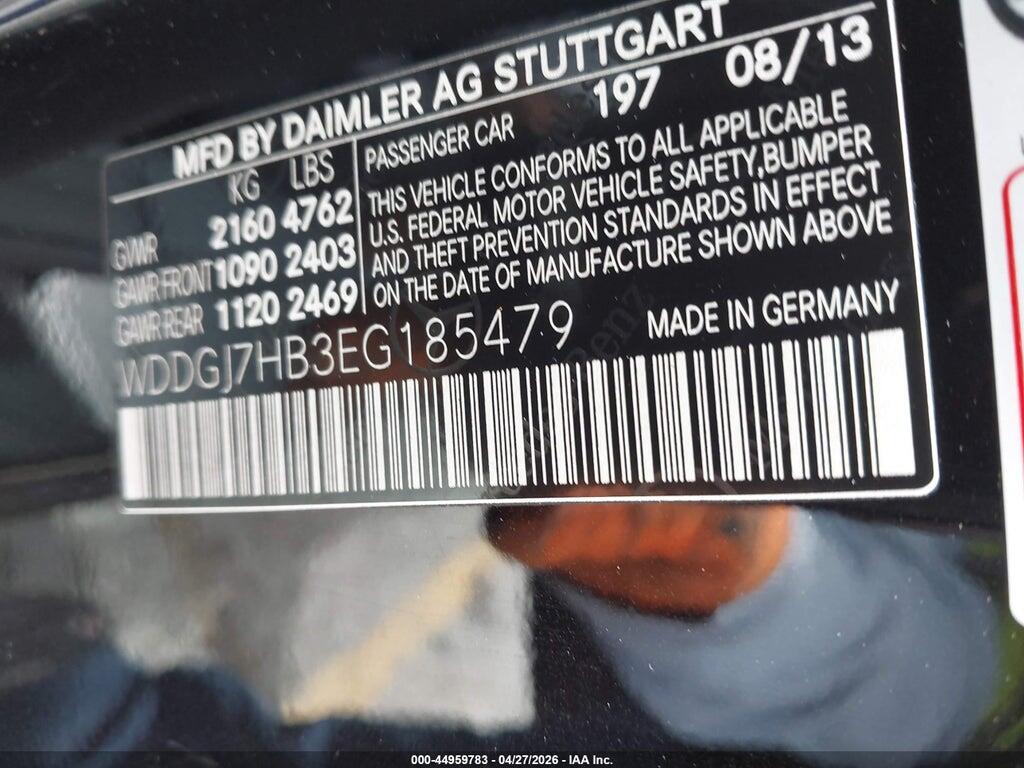 WDDGJ7HB3EG185479 2014 MERCEDES-BENZ C 63 AMG photo no. 9