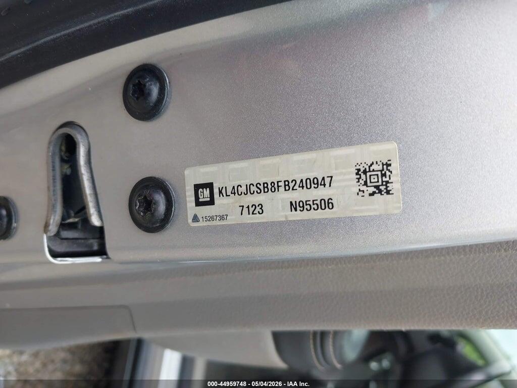 KL4CJCSB8FB240947 2015 BUICK ENCORE photo no. 9