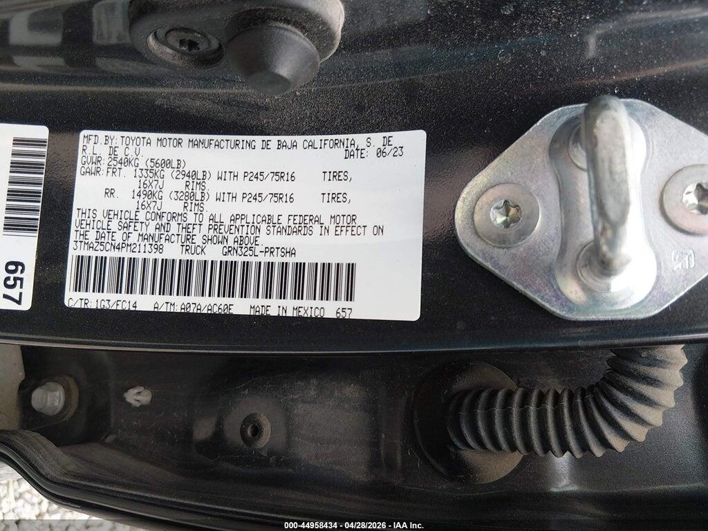 3TMAZ5CN4PM211398 2023 TOYOTA TACOMA photo no. 9