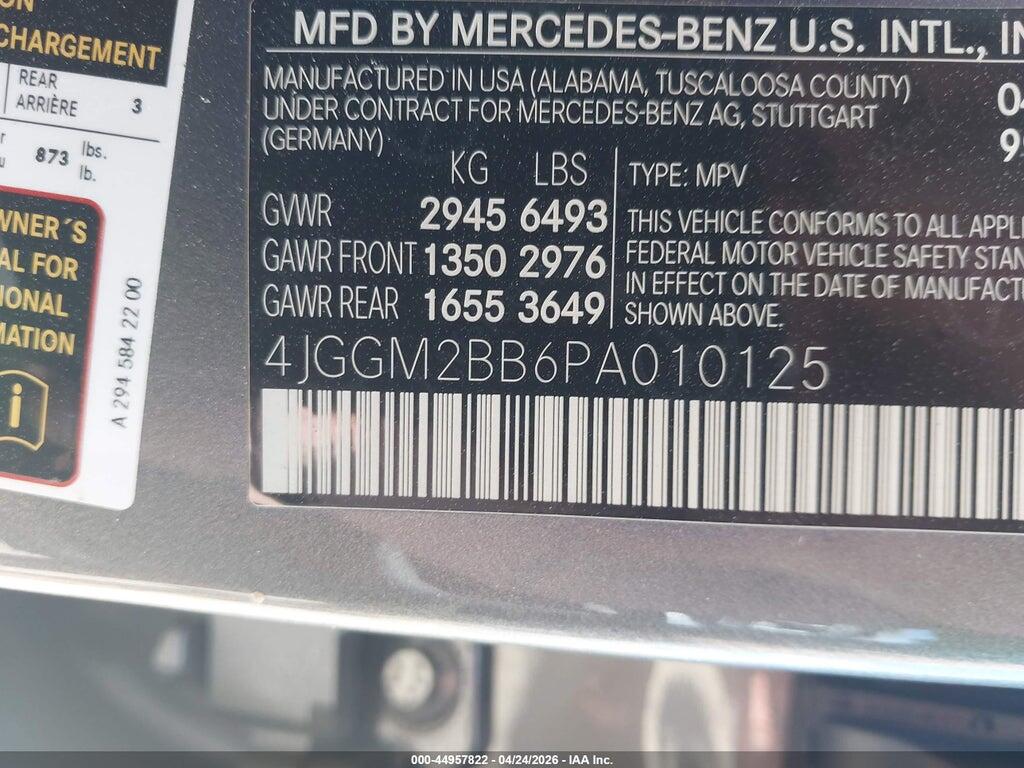 4JGGM2BB6PA010125 2023 MERCEDES-BENZ EQE 350+ SUV photo no. 9
