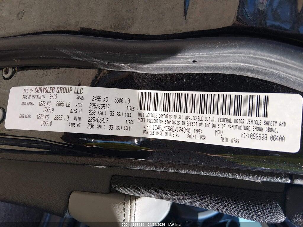 1C4PJMCS0EW124340 2014 JEEP CHEROKEE photo no. 9