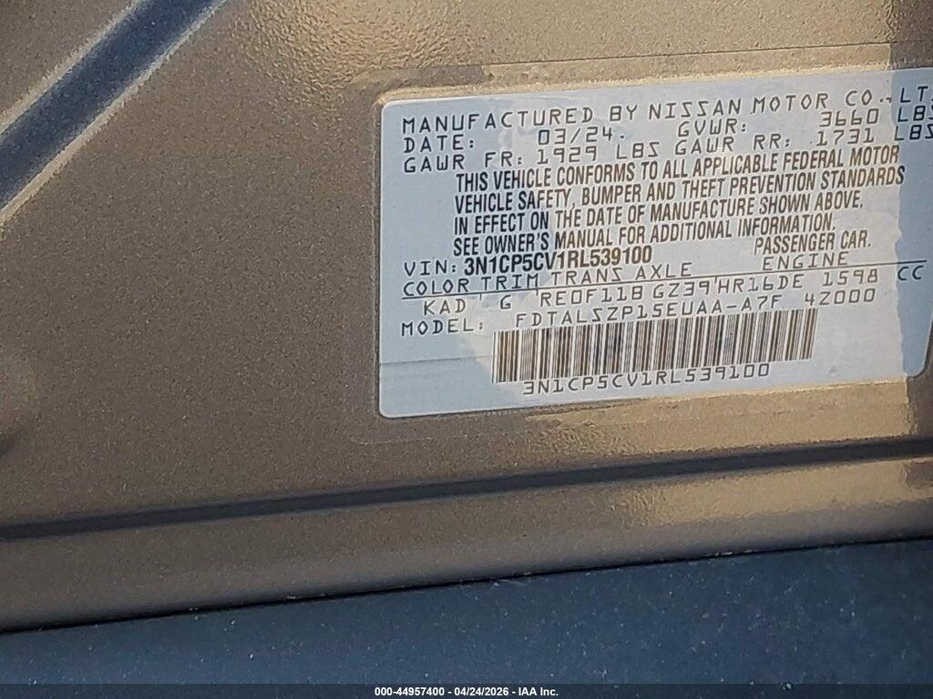 3N1CP5CV1RL539100 2024 NISSAN KICKS photo no. 9